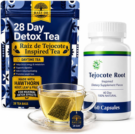 28-Day Tea + 60-Day Capsule Duo | Complete Cleanse System