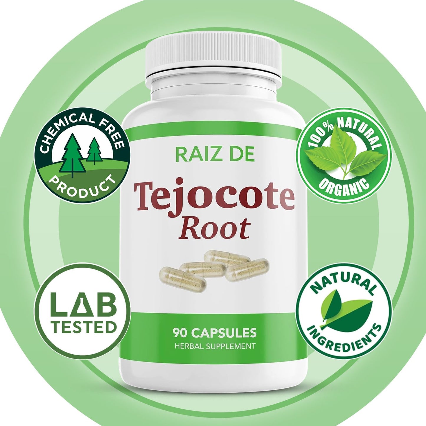 Raiz DE™ Tejocote Root Capsules - Cleanse and Detoxify Naturally