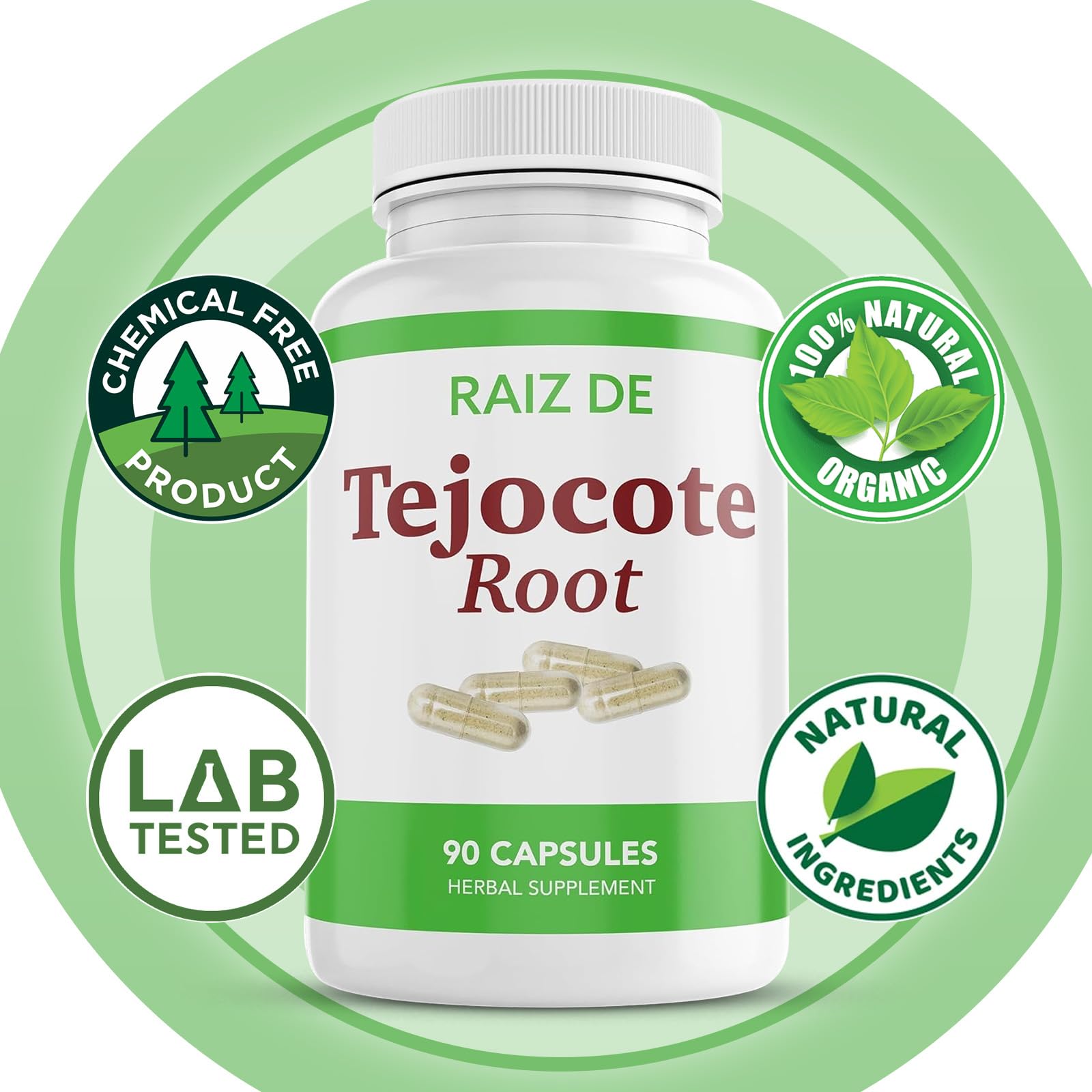 Raiz DE™ Tejocote Root Capsules - Cleanse and Detoxify Naturally