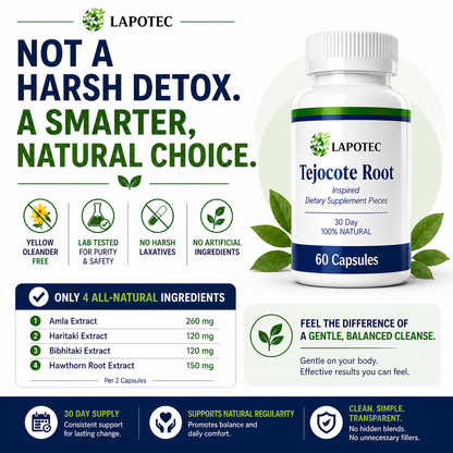 LAPOTEC Tejocote Inspired Line - Hawthorn Root Powder, Triphela Root Powder  – 60 Capsules
