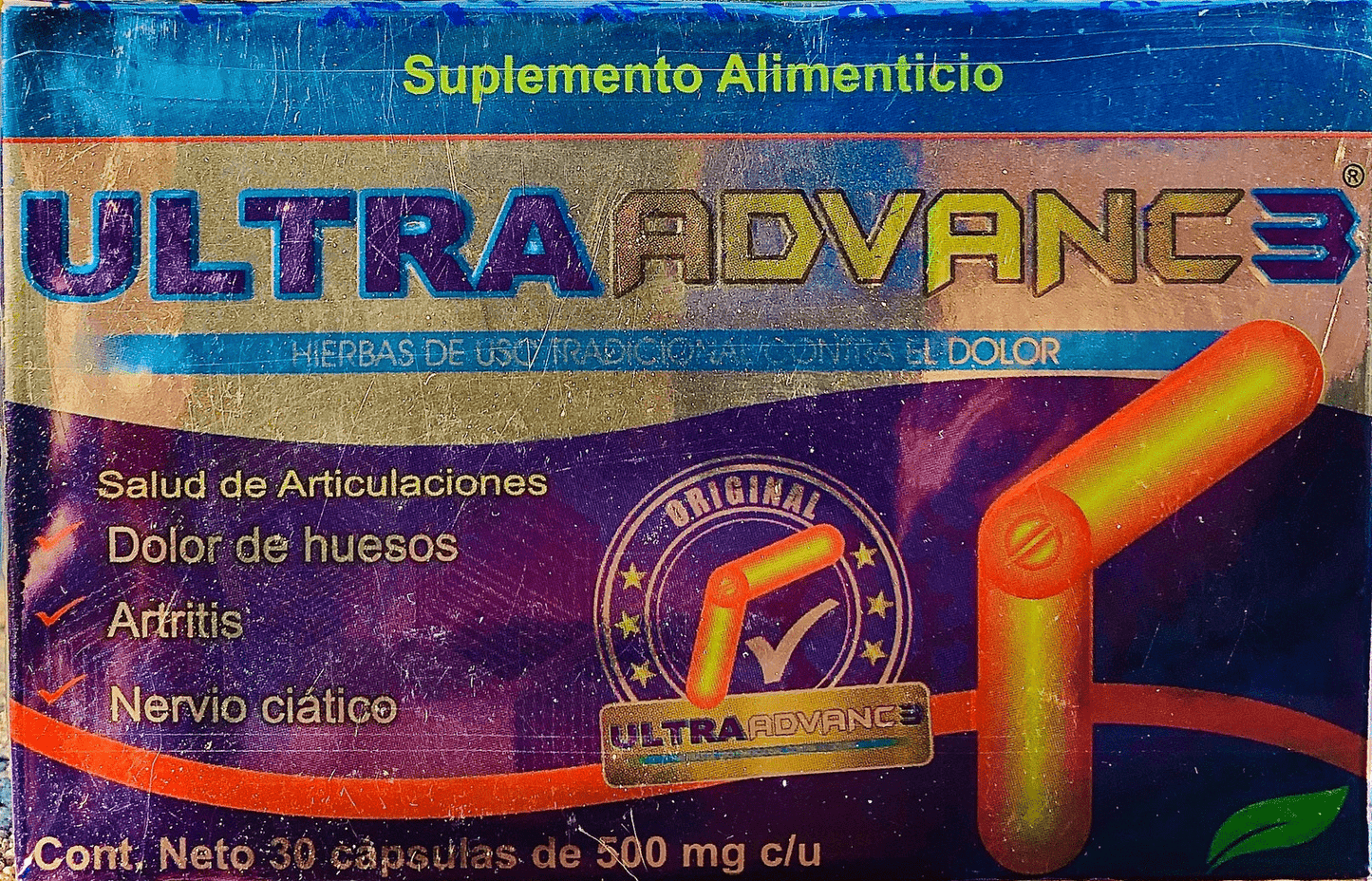 Ultra Advance 3 Supplement - Garlic, Omega 3, and Magnesium Blend