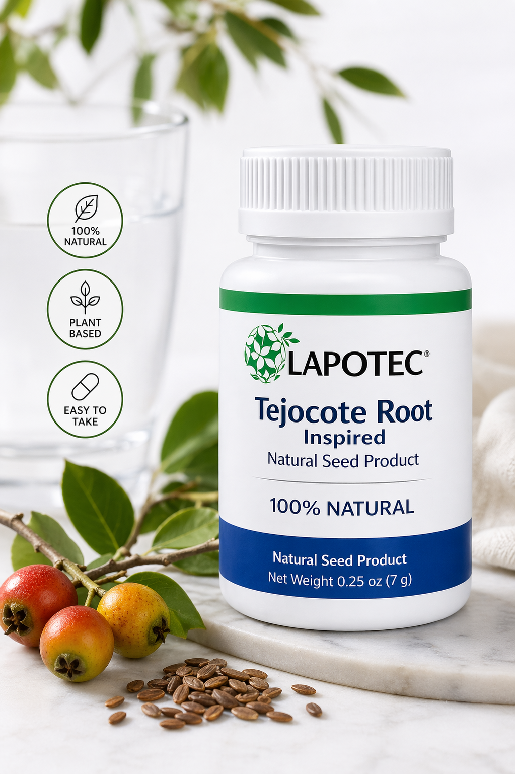 LAPOTEC Authentic Raiz De™ Tejocote Inspired Line -  Sourced from Mexico - 90 Day Natural Detox