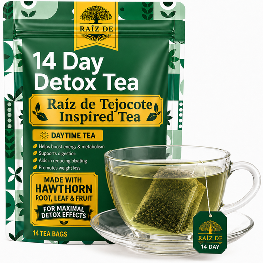 Raiz de Tejocote Style 14-Day Herbal Detox Tea – 14 Tea Bags