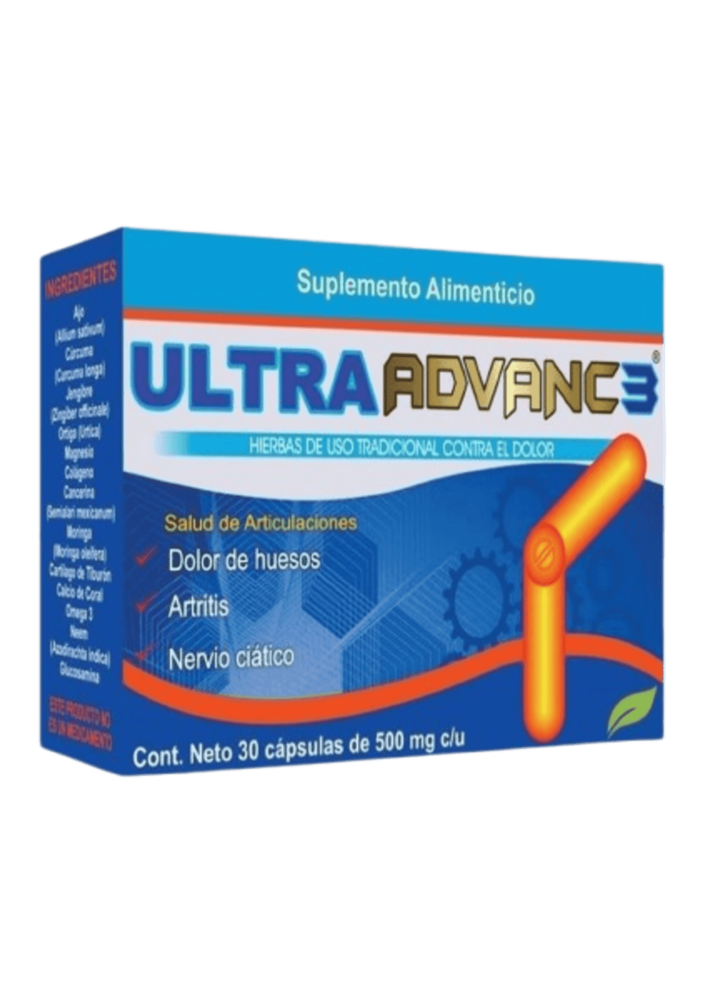 Ultra Advance 3 Health Supplement - Natural Ingredients