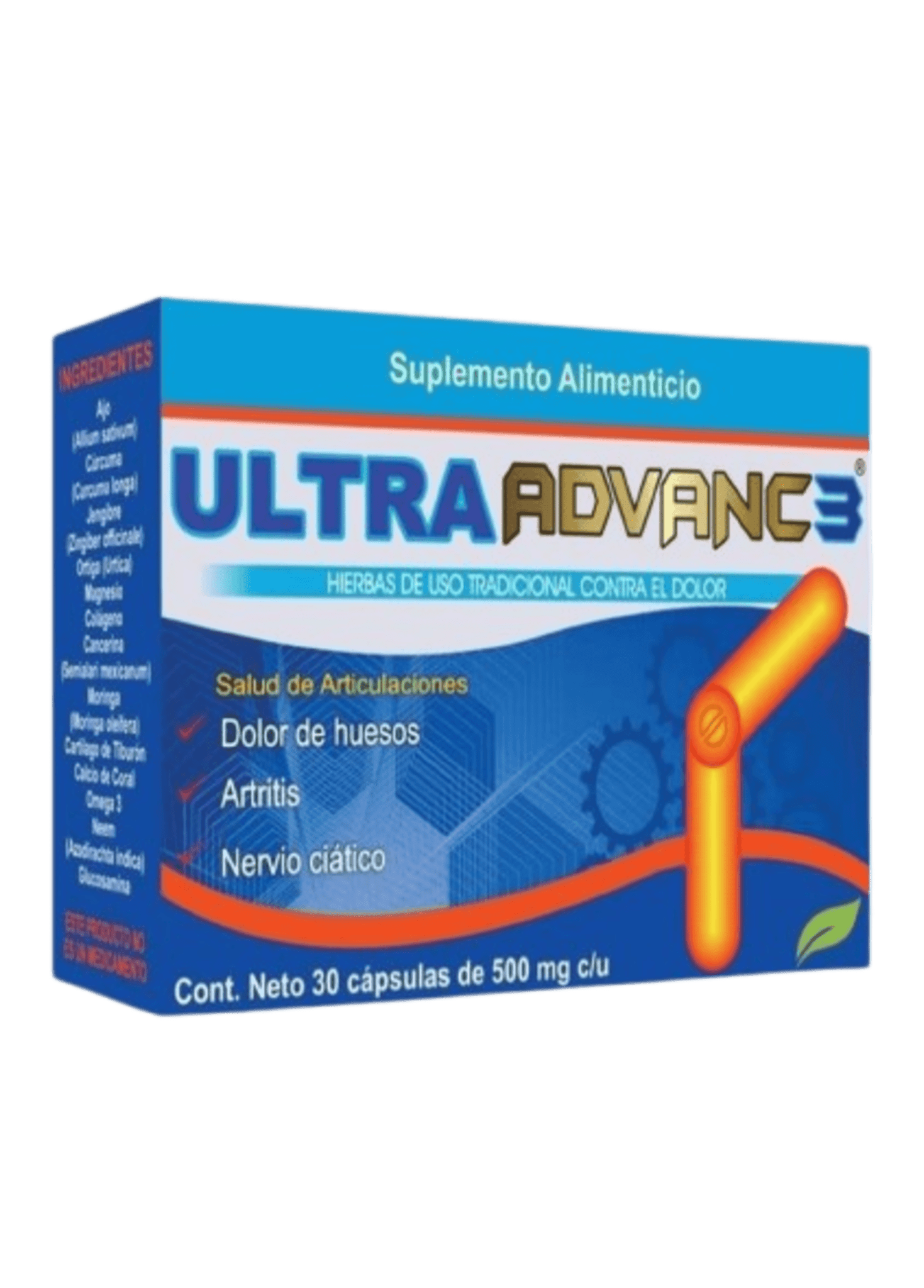 Ultra Advance 3 Health Supplement - Natural Ingredients