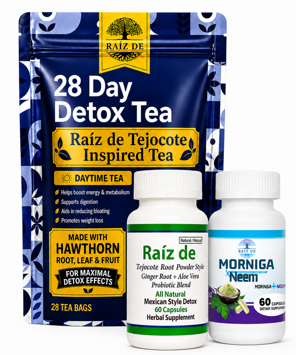 Complete Wellness 60-Day Capsules, 28-Day Tea & Neem Moringa Bundle