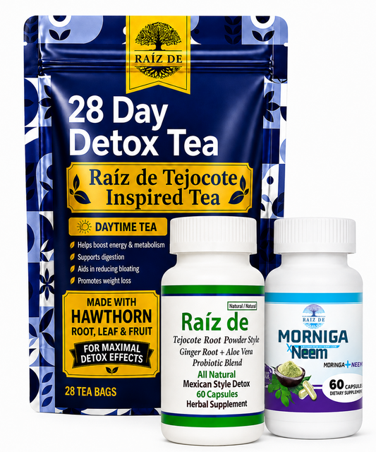 Complete Wellness 60-Day Capsules, 28-Day Tea & Neem Moringa Bundle