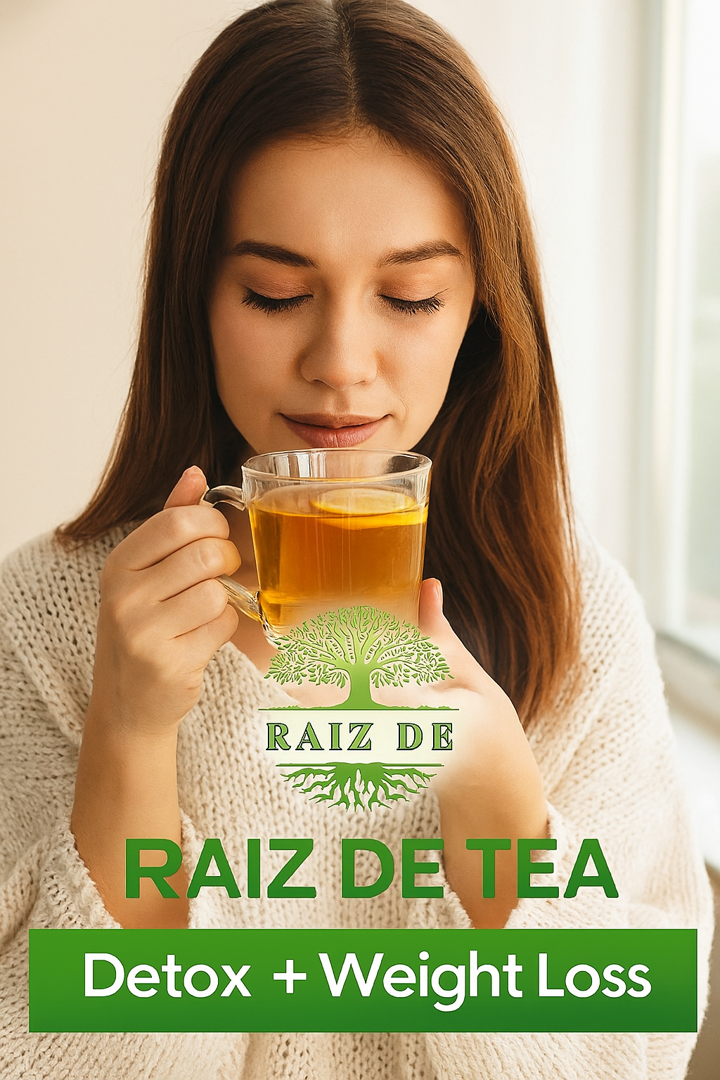 Raiz de Herbal Detox Blend with Ginger Root, Moringa Leaves, Flaxseed, Rose Petals and more – Natural Support for Digestive Health & Wellness – 20 Caffeine Free Tea Bags