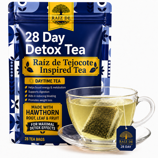 Raiz de Tejocote Style 28-Day Herbal Detox Tea – 28 Tea Bags