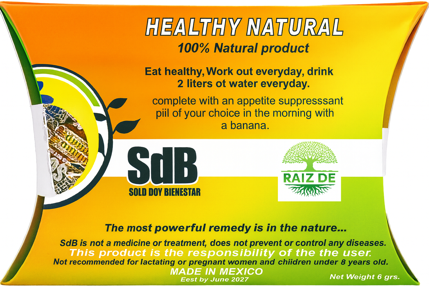 SdB, Semilla de Brasil, Brazil Nuts, EXTRA LARGE Yellow Box - 90 days
