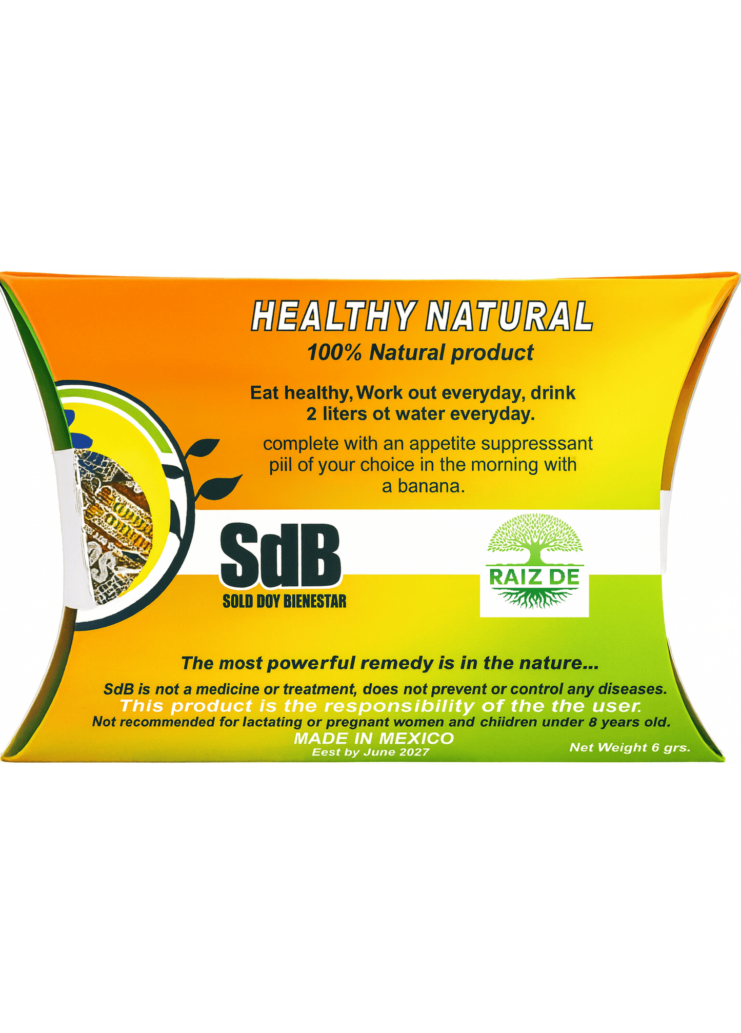 SdB, Semilla de Brasil, Brazil Nuts, EXTRA LARGE Yellow Box - 90 days
